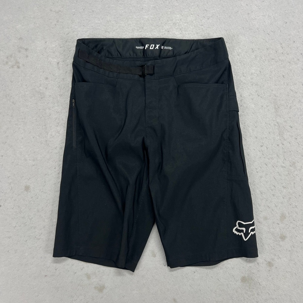 Fox Racing Ranger Mountain Bike Shorts Mens 32 Black MTB Cycling Trail 28892